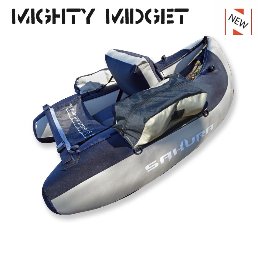 FLOAT TUBE MIGHTY MIDGET - SAKURA-Fishing